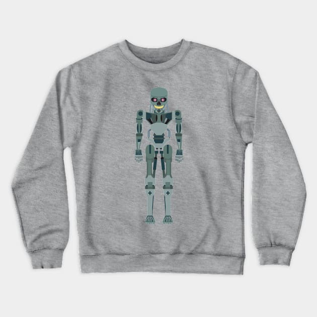 Vectorized Terminator Crewneck Sweatshirt by TIERRAdesigner